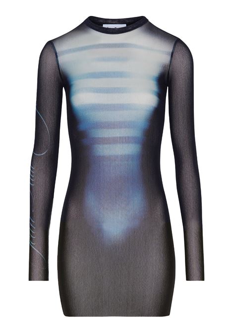le male short dress woman navy JEAN PAUL GAULTIER | 25/33-F-RO367-T576595601